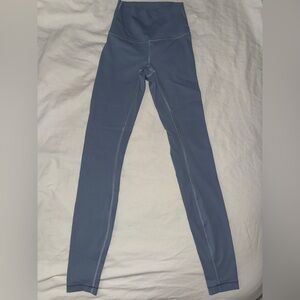 Lululemon Wunder Train Leggings Oasis Blue